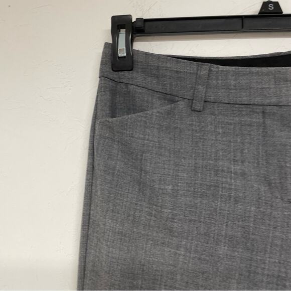 Express Grey Editor Dress Pants Chino’s Wide Leg Low Rise Trousers Womens 6 - Picture 5 of 10